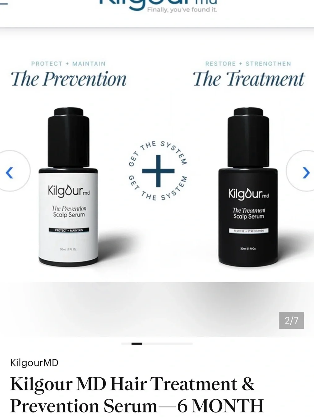 Blue & White Scalp Serum Duo - Prevention & Treatment Set